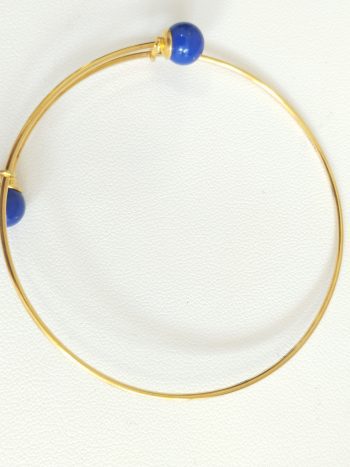 BR23 K14 Gold Bracelet with Lapis Lazuli 01