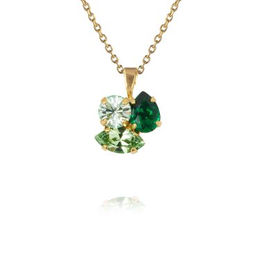 ANA NECKLACE GOLD MAJESTIC GREEN COMBO 60.00