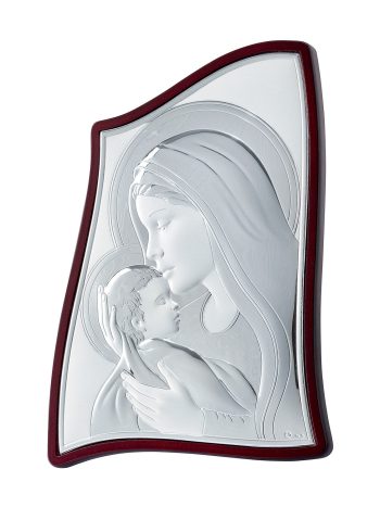 Ασημένια εικόνα Παναγίας και Χριστού, 4,5x6, 22,9 ευρώ 9,5χ12,5 29,9ε 16,5χ22,5 45,9ε
