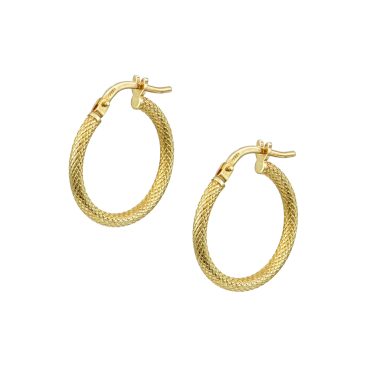 Ασημένια κρικάκια, επιοχρυσωμένα, 25 ευρώ