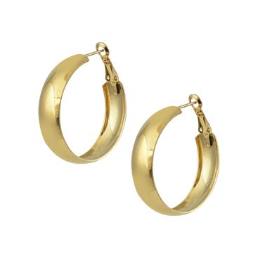 Ασημένιοι κρίκοι επιχρυσωμένοι 39 ευρώ